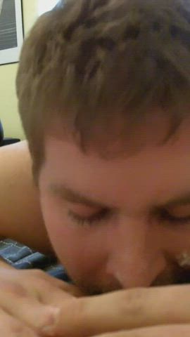 bull cheating food fetish hotwife oral orgasm pussy eating pussy licking gif