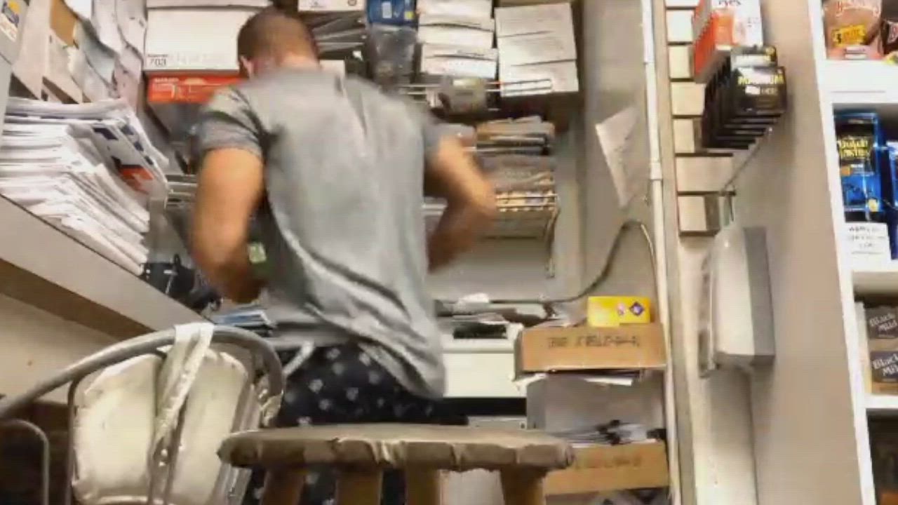 In the convenience store