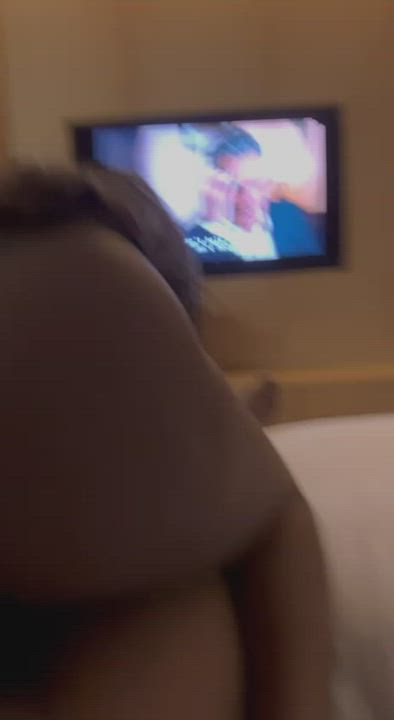Riding my colleague's bitch wife .. clearly she needs more training