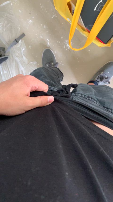 bwc big dick cock trans undressing non-binary femboys gif