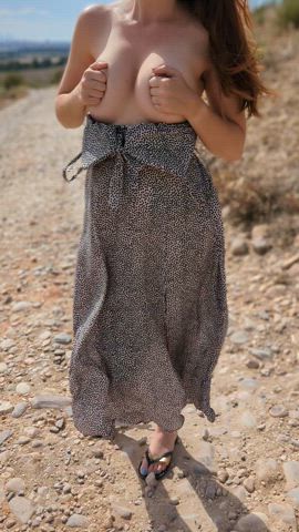 POV: you are walking through the countryside and you find me like this, horny...