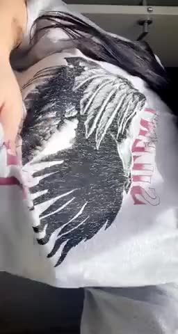 Revealing my big tits that are hiding under my shirt ? [OC]