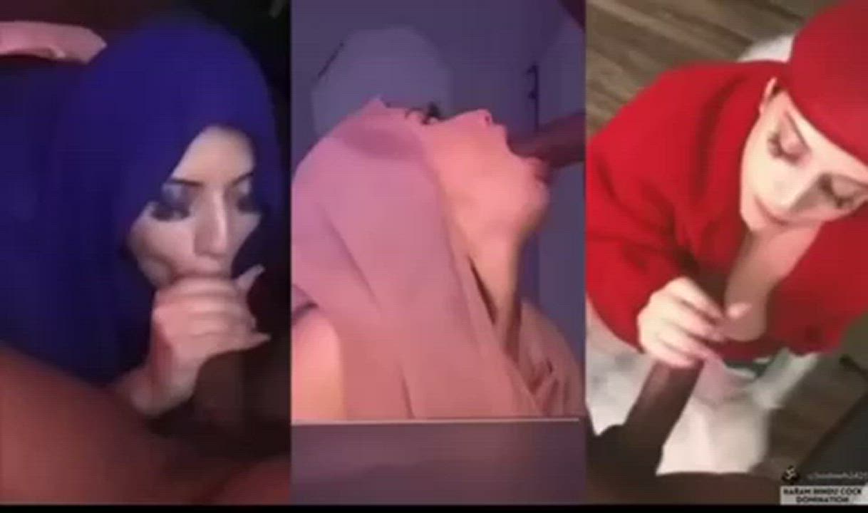 Hot hijab trio🤫🤫