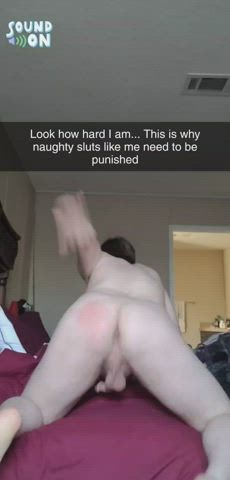 Ass Solo Spanking gif