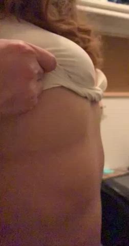 Idk why I’m so nervous but hehe here’s my first titty drop vid on here <3