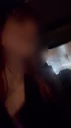 We got horny on the road, I suck him before we stop so he can creampie me…