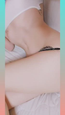 asian ass bubble butt cute hungarian lingerie onlyfans skinny underwear gif