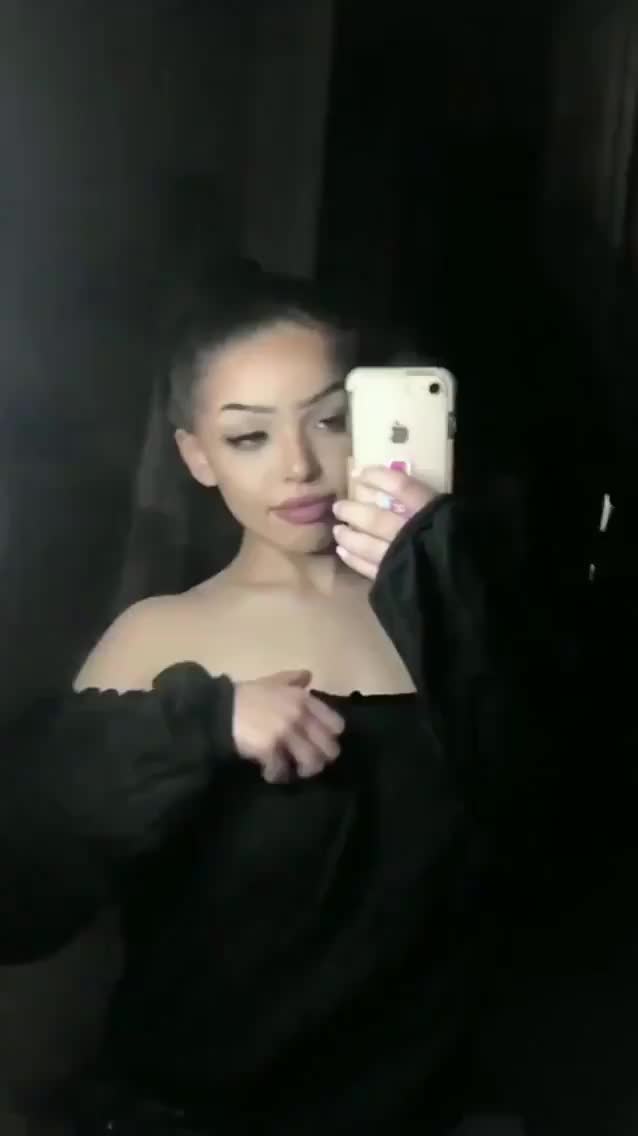 Flashing boob