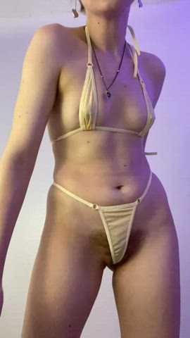 I was a bit hopeful thinking the microkini would cover the bush