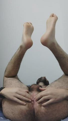 Playing with my pink tight hole for daddy (21)