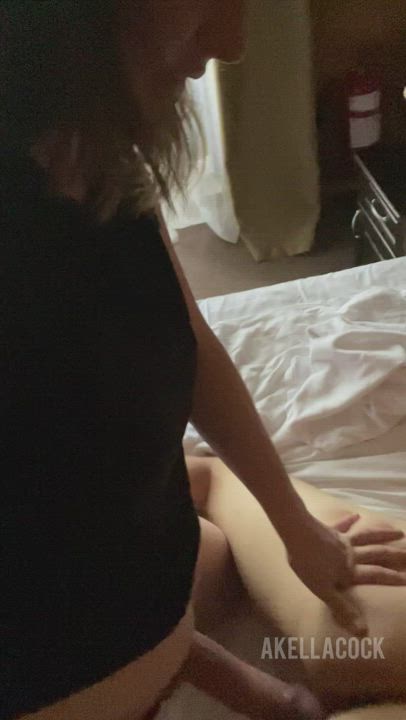 First thing he asked in the morning was that he want my huge cock deep inside his