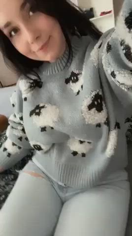 Big Tits Cute Nude gif