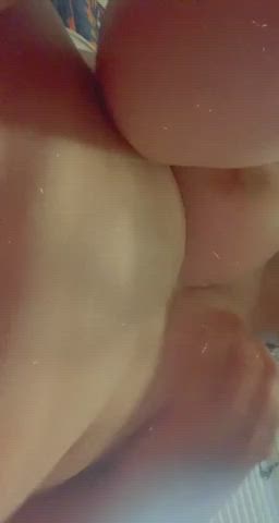 will you kiss my belly while i play with my titties?