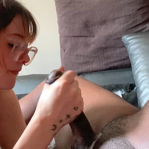 She said it was her first time sucking a black dick