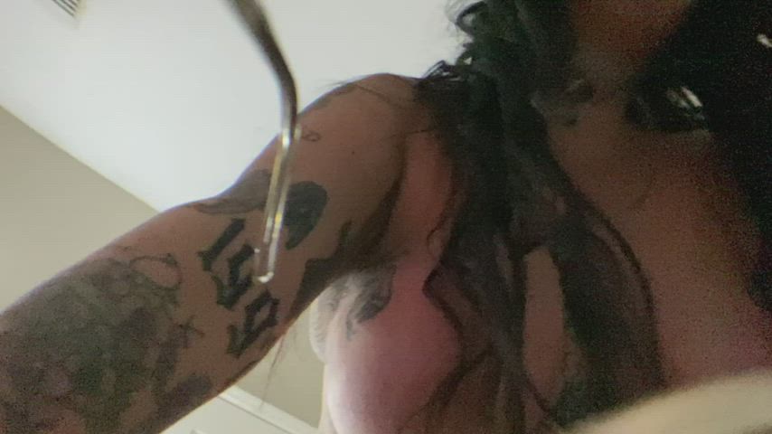big tits huge tits pov gif