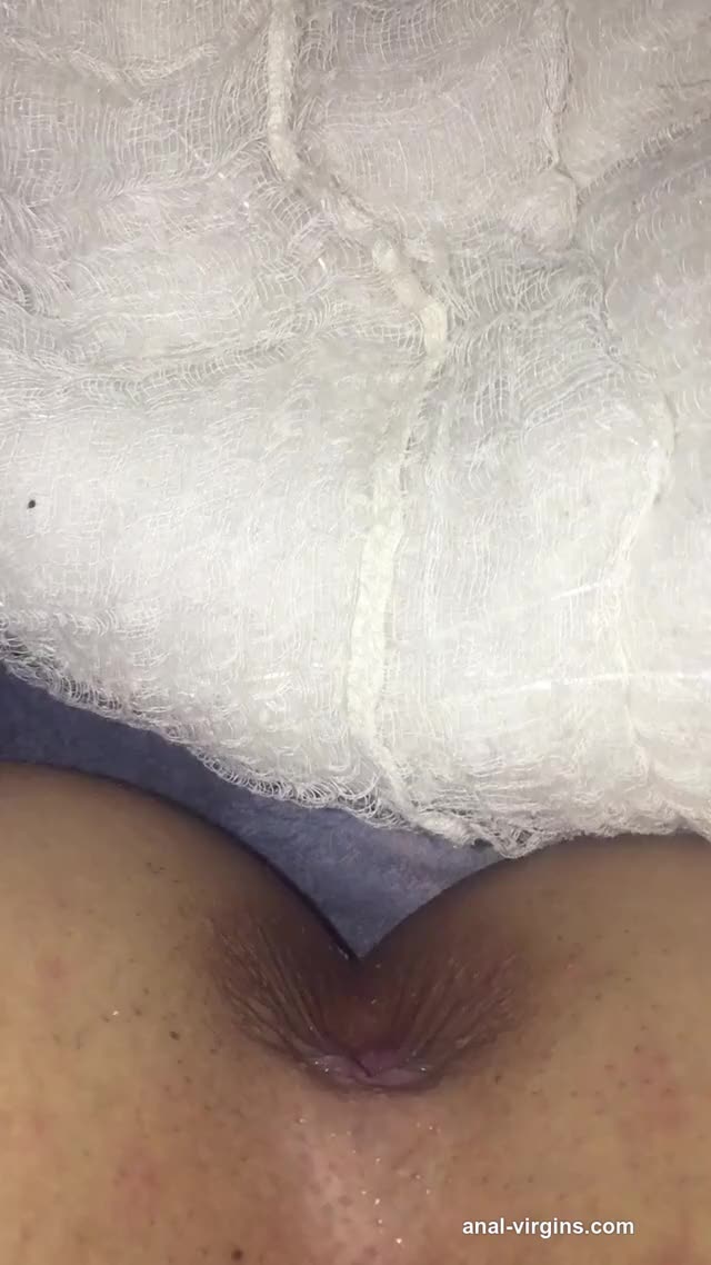 Virgin Asshole close up