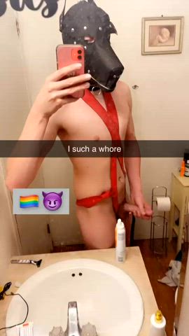 bdsm masturbating puppy gif