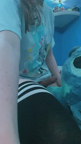 I got really horny tonight so I started riding my plushy