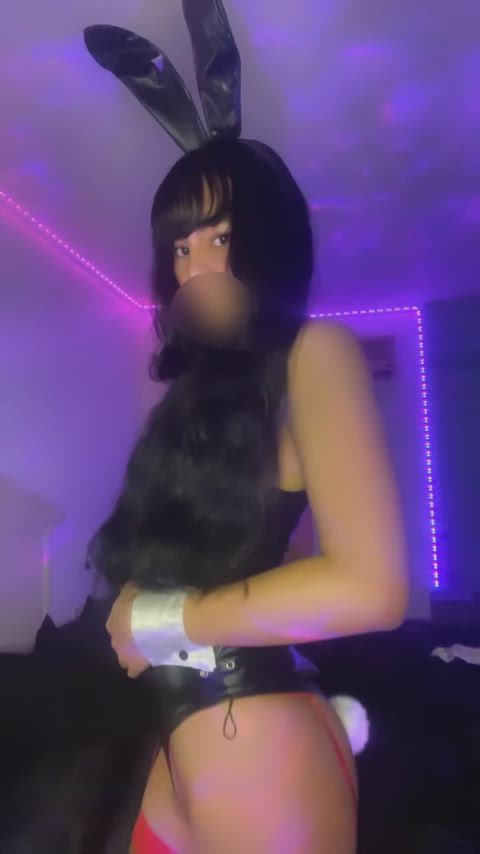 Would you want to breed an Asian TGirl playboy bunny?
