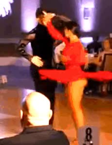 sexy disco dancing spins