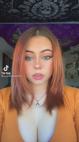 Cleavage Face Fuck Lips gif