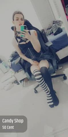 Goth traps only want you on your knees