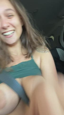 Areolas Big Tits Boobs Flashing Nipples Public Smile Tits Porn GIF by piper_quinn