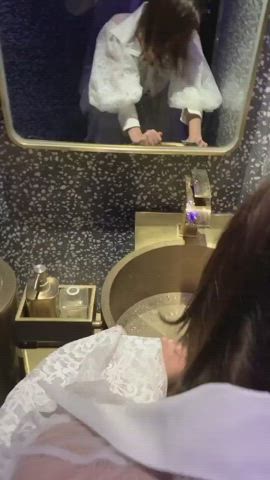 Cheating Chinese Toilet gif