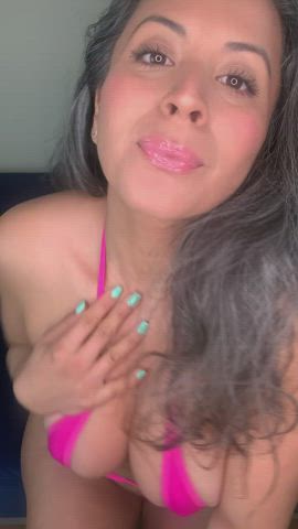 Big Tits Bikini Latina Micro Bikini OnlyFans gif