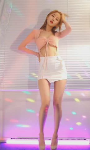 office tease underboob gif