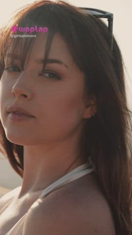 babe car model pretty tiktok gif