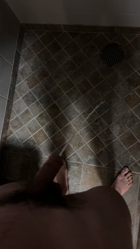 big dick locker room piss pissing shower gif