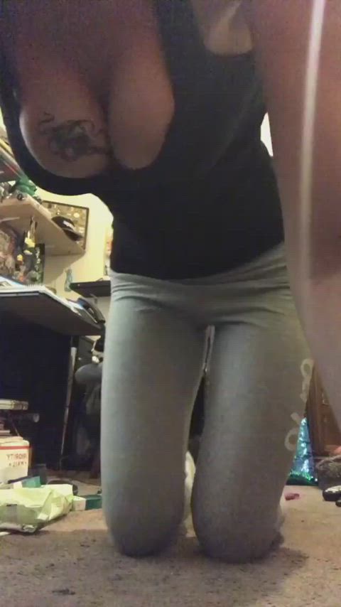 big tits slut tits whore gif