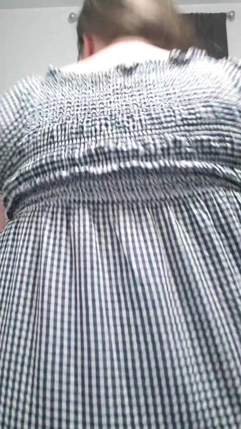 Leave the dress on or take it off