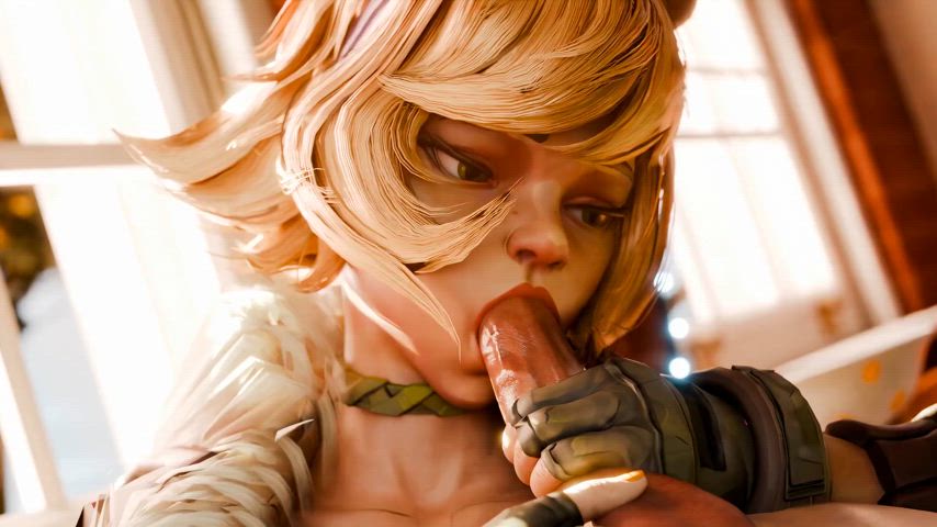 3d animation blowjob close up redhead rule34 sucking superheroine gif