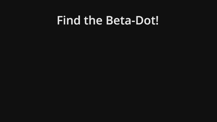 Find the Beta Dot! (A different take I hope will leave you Beta's crumbling <3)