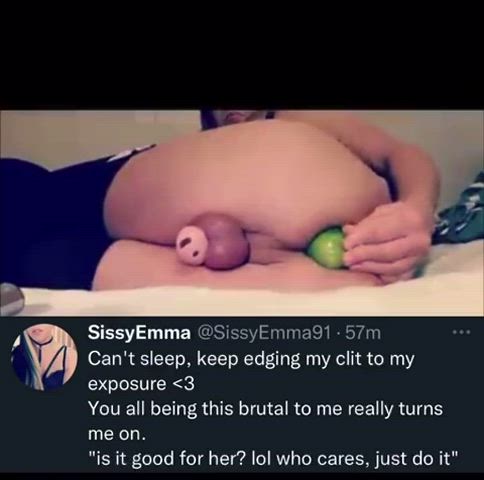 anal chastity exposed sissy gif