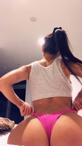 big ass lela star twerking gif