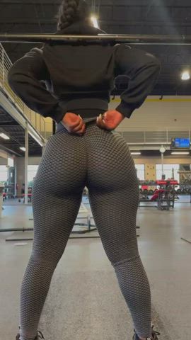 Bubble Butt Ebony Fitness gif