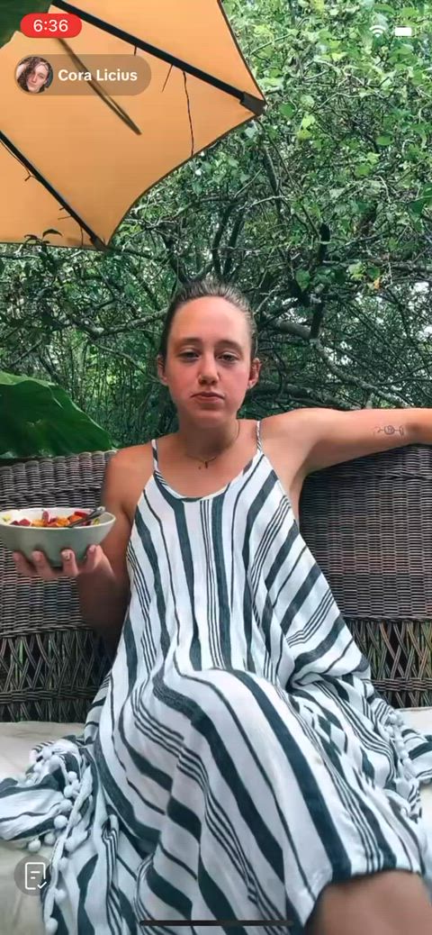 accidental boobs nipslip tits gif