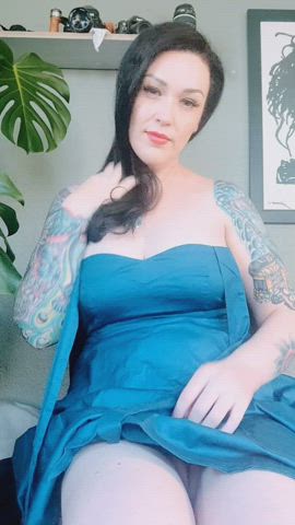 (35) Whoops, I think you can see up my skirt. ?