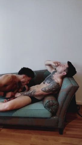 He loves to see me smoke and see how I enjoy a good blowjob