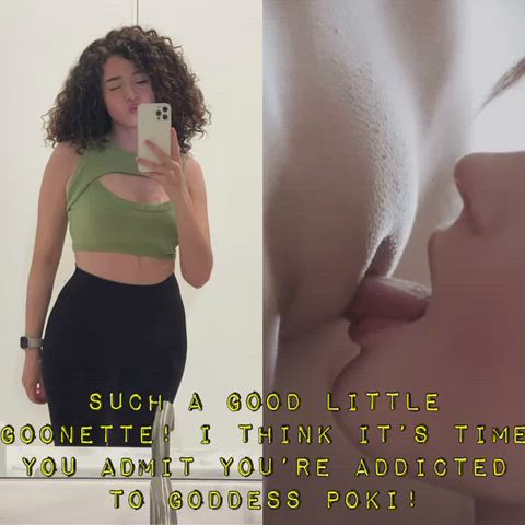 Just a goonette caption I made for one of my favourite streamer