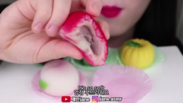 제인_화과자 리얼사운드 먹방-2