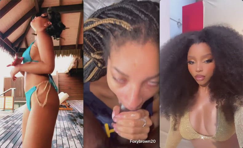 babecock blowjob celebrity compilation cum split screen porn tiktok gif