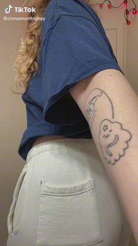 Cute Pawg Redhead Thick TikTok gif