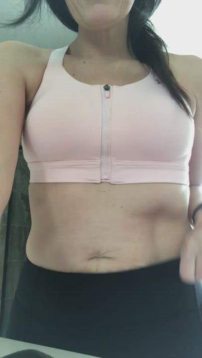 After a little workout