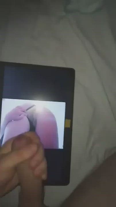Big Dick Cum Tribute gif