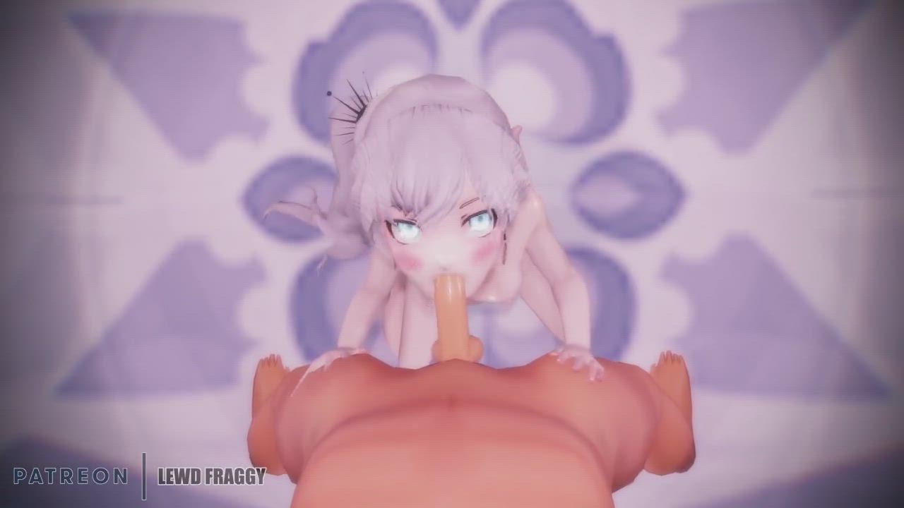 Anime Blowjob Sloppy gif