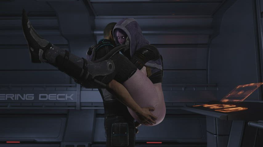 animation nsfw rule34 sex standing missionary gif